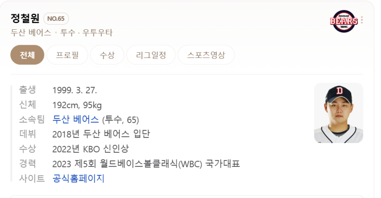 <b>롯데</b> 김민석, <b>두산 정철원</b> 트레이드! 2:3 트레이드 이루어지다.