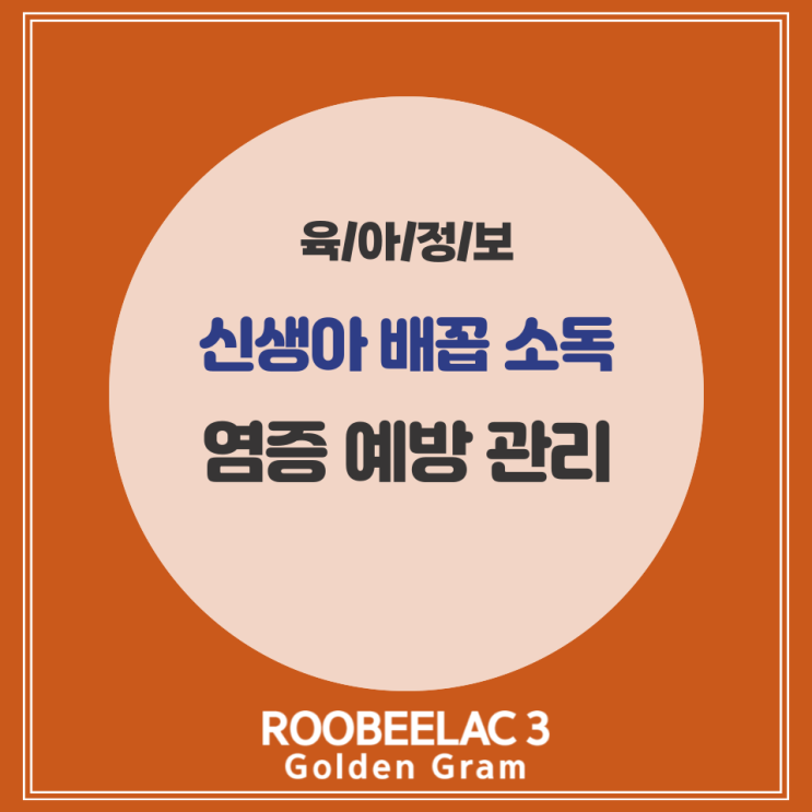 신생아 배꼽 염증 예방 소독 및 제대 관리 by. 덴마크 슈퍼 프리미엄 분유 루비락 3