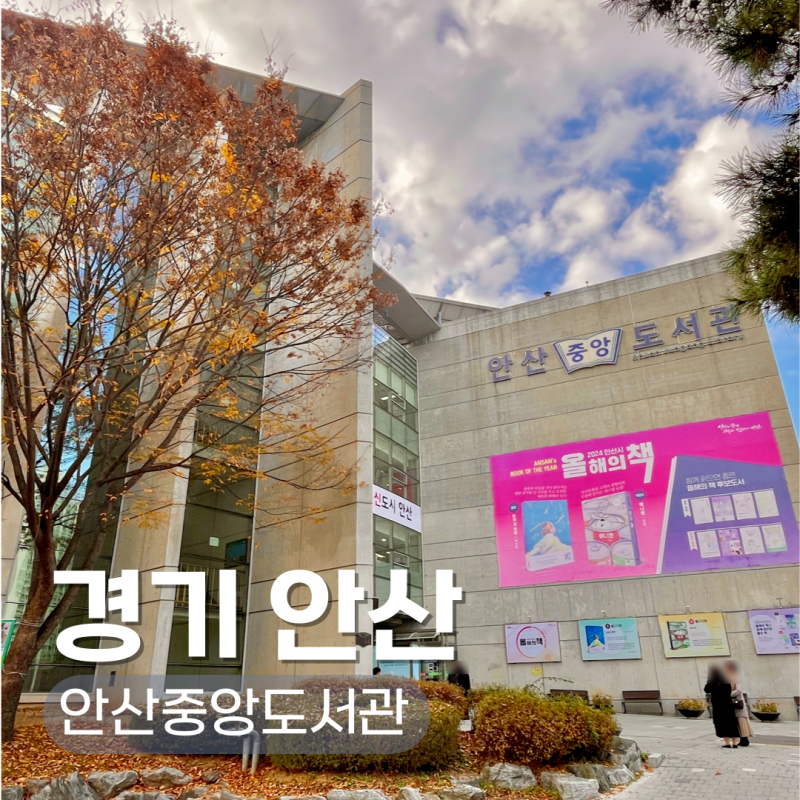 안산 중앙도서관 주차 어린이자료실 단풍