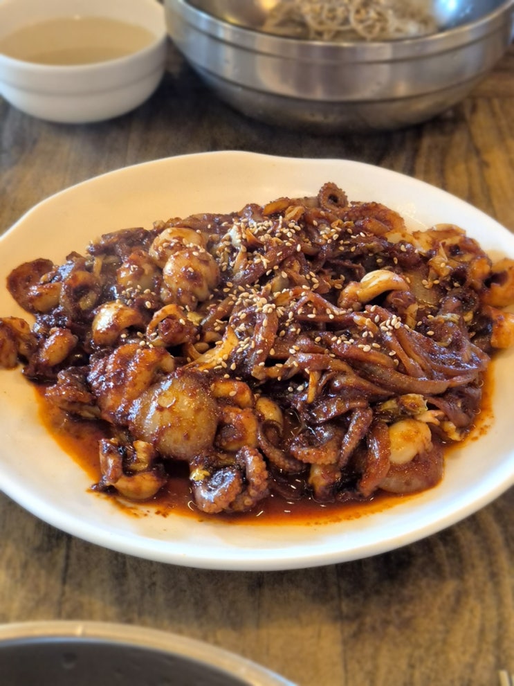  [김포맛집/대곶]쭈꾸미 볶음, 메밀국수 그리고 보리밥까지! 황촌집