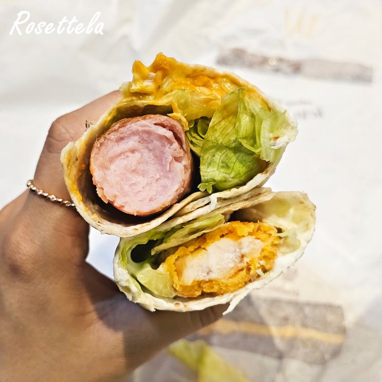  맥도날드 스낵랩 종류 가격 상하이치킨 vs 소시지 맛 칼로리 비교