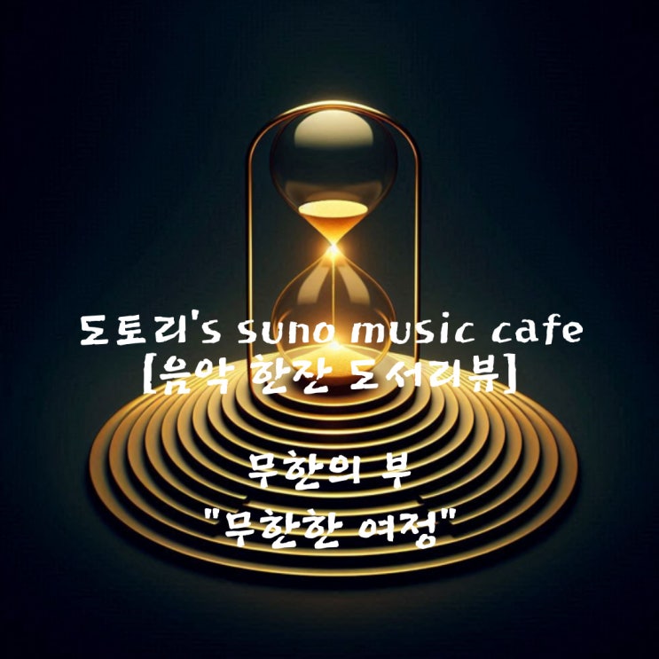  무한의 부를 노래하다 - '무한한 여정' | Suno AI(음악생성 AI)로 만든 음악 한잔 도서리뷰