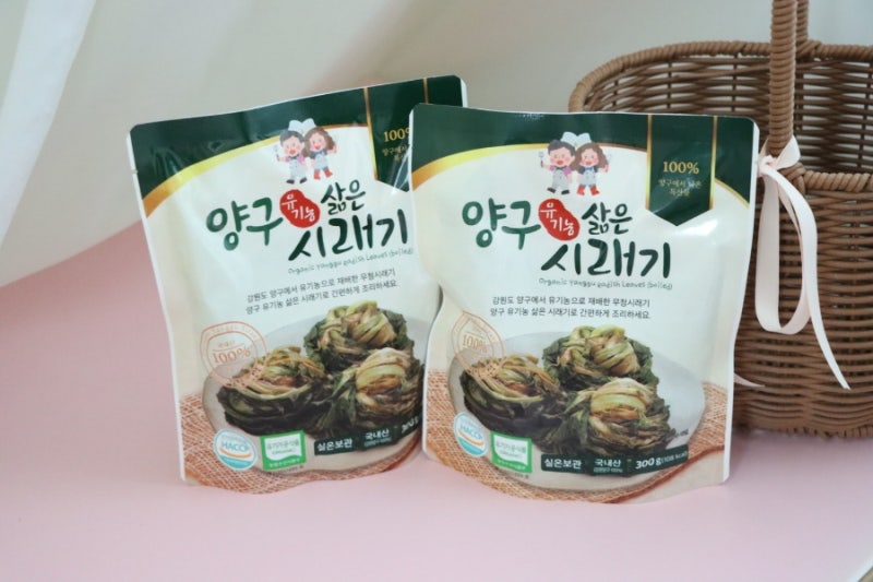 양구 시래기 부드러운 식감 간편한 조리가능