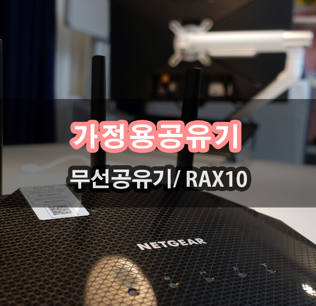  넷기어 RAX10 가정용공유기 실성능이 좋네요