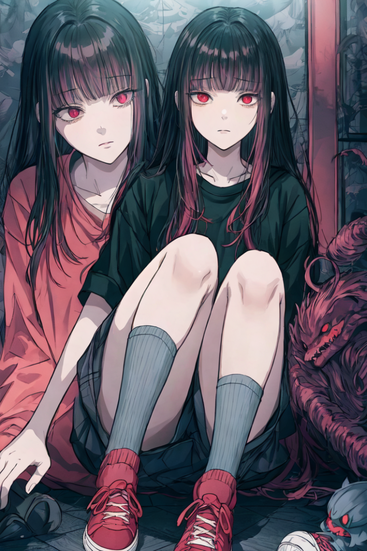  악마소녀 일러스트2