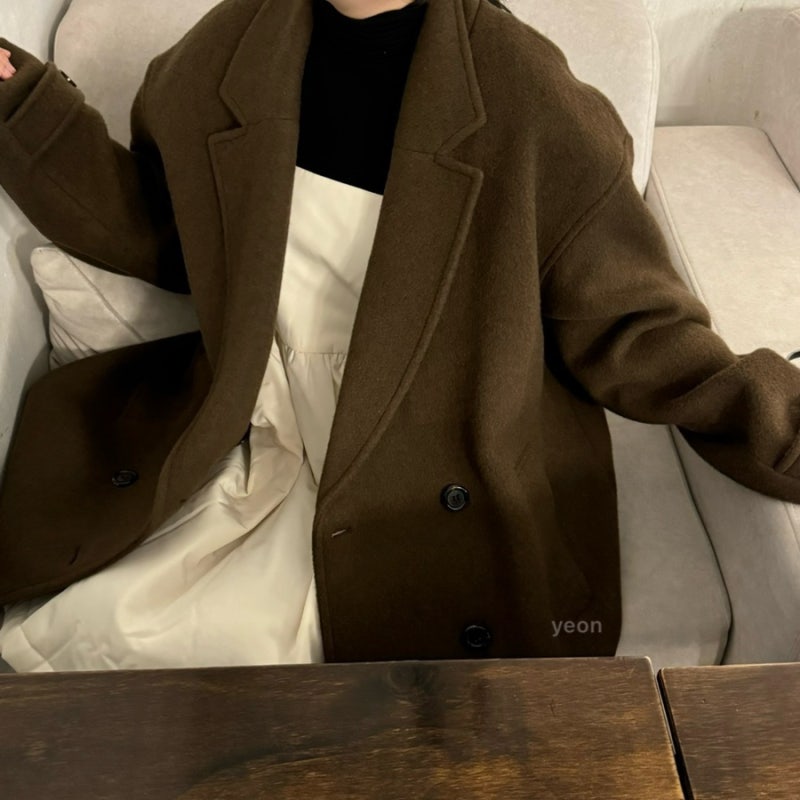 [WINTER]스튜디오톰보이/STUDIOTOMBOY_빅 더블 자켓형 코트 후기