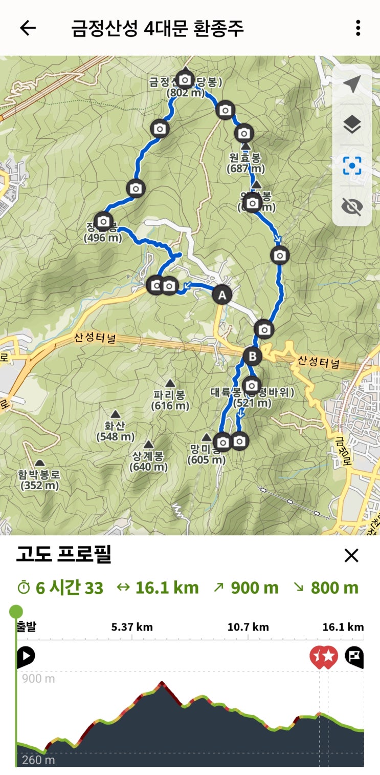 [블랙야크 명산100] 금정산 4대문 환종주