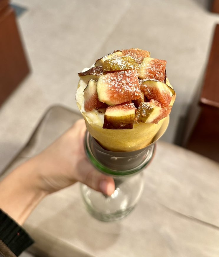 성수동 크레페 맛집 라인 - 성수동 신상 디저트집, 무화과 크레페