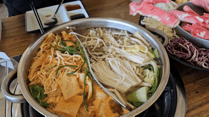  광주 수완지구맛집 정담샤브샤브// 놀이방 있는 식당