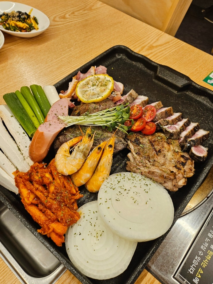  광양 중마동 가성비 고기 맛집 청평뜰 단체회식 연말모임 송년회 장소
