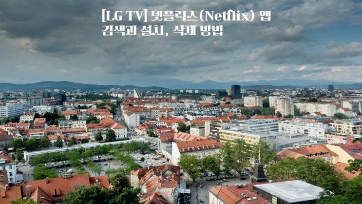  [LG TV] 넷플릭스(Netflix) 앱 검색과 설치, 삭제 방법
