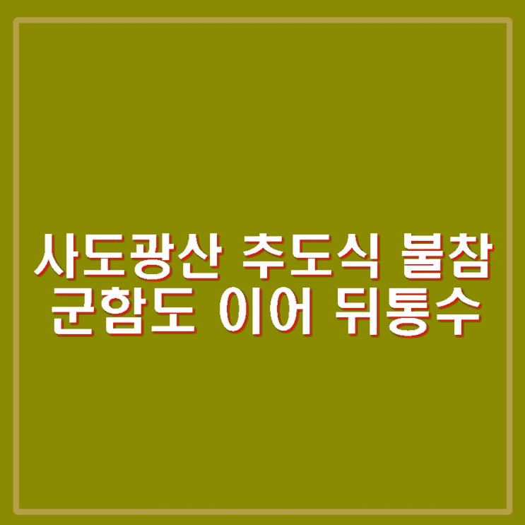 <b>사도광산 추도식</b> 불참. 또 뒤통수 때린 일본 한국 결정에 유감... 