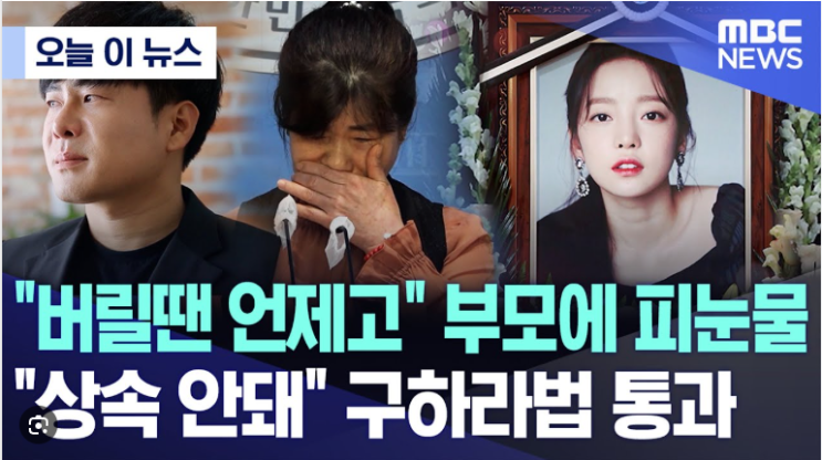  1. '구하라법'의 심리 사회적 의미:버려진 아이의 울음