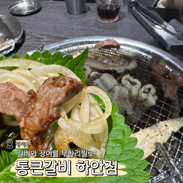  밤일마을 장어 광명무한리필 통큰갈비 하안점