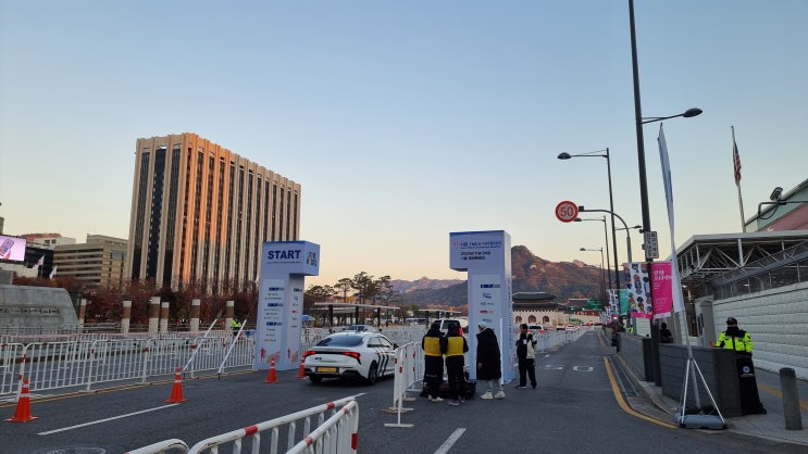  2024 서울YMCA마라톤 하프코스 기록 준비물 광화문 주차 모두의주차장 당일권