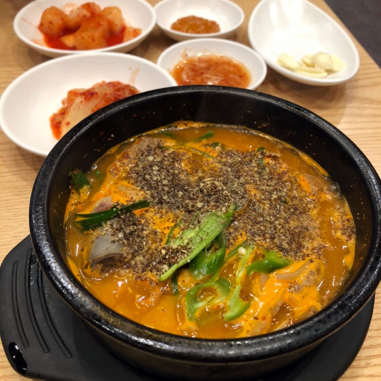  송도 순대국 맛집 진천순대국 8공구 국밥 밥집