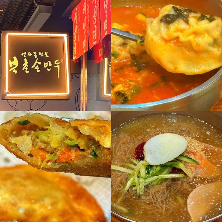 부천 상동역 소풍 뉴코아 맛집, 내돈내산 피냉면 만두 찐맛집 "북촌손만두"