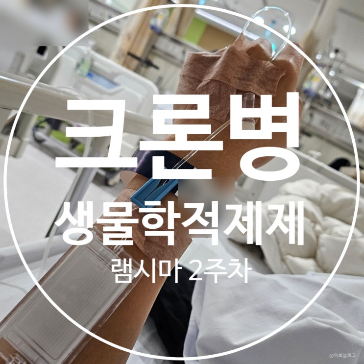  [크론병] #14 생물학적 제제 램시마 2주차