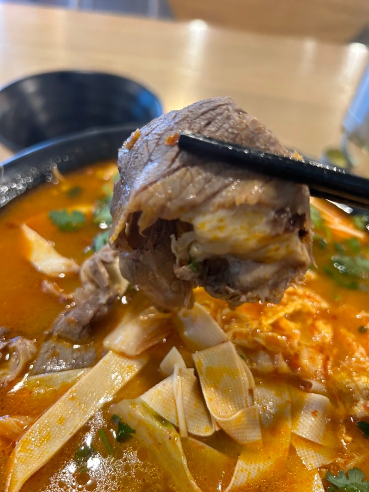  두번째 방문 포몬스 압구정로데오점 마라탕면 마라쌀국수 마라탕쌀국수 혼밥 혼술 새로 한병