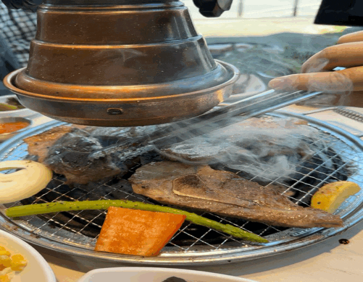  광주 풍암동 맛집 명륜진사갈비 풍암점 - 후려페퍼스테이크 강츄