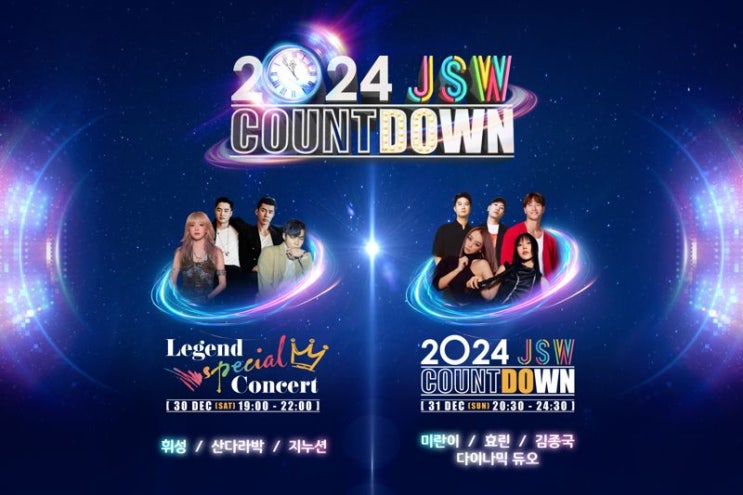  제주신화월드 카운트다운 2025 콘서트, 제주 송년축제