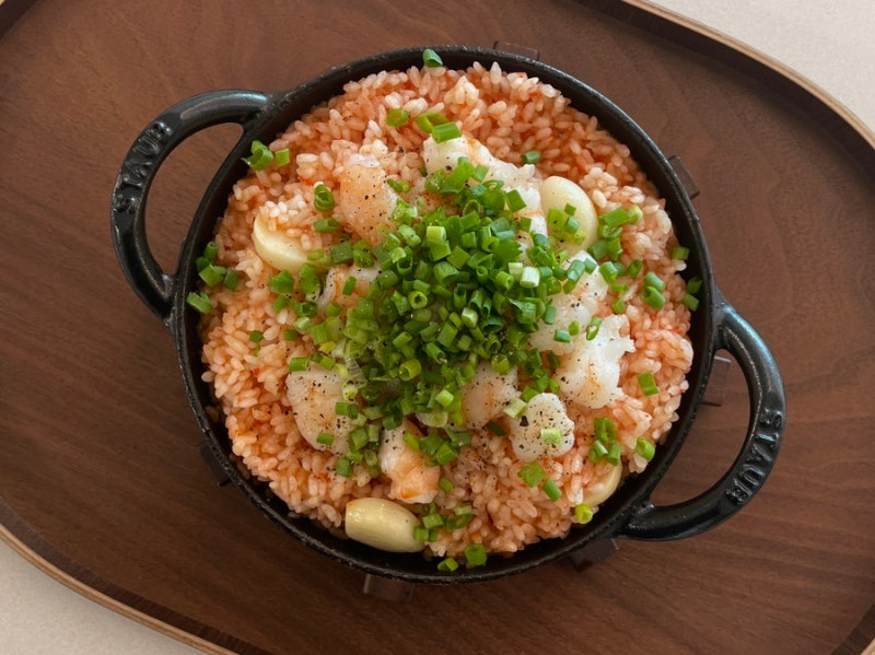 스타우브 베이비웍 솥밥 하는법 토마토 새우 솥밥 만들기 토마토퓨레 요리 토마토 활용요리