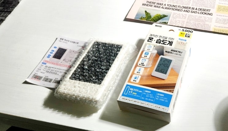 다이소 온도습도계 추천할만한 이유 4가지 5천원 쓸만한가?