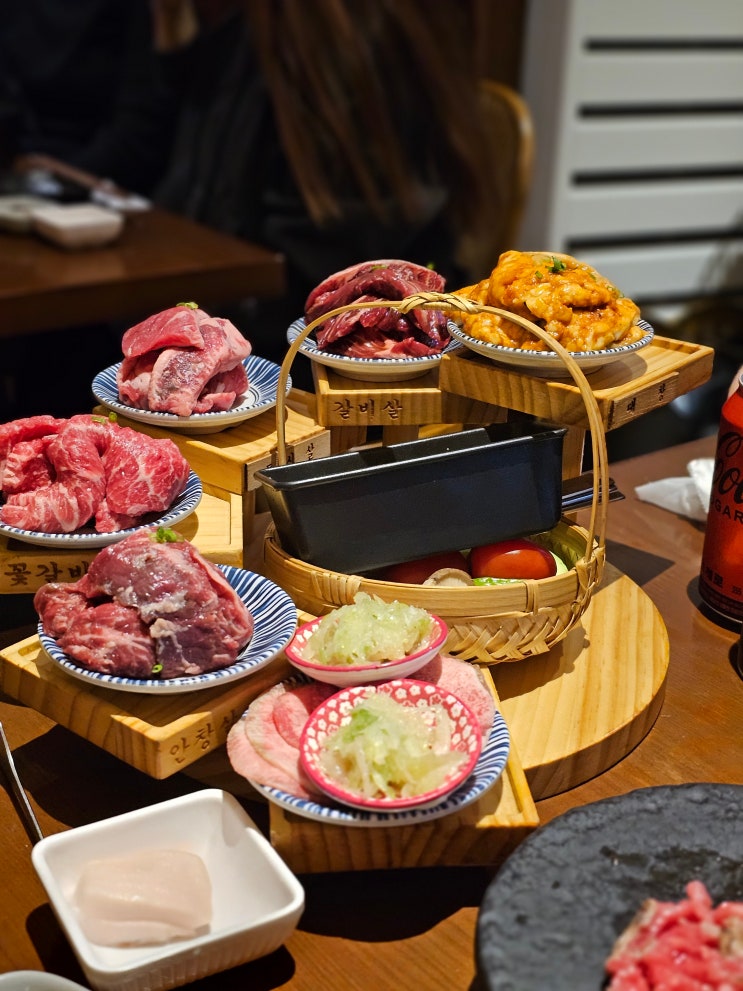 (부산 전포) 데이트장소추천 소고기맛집 전포동 킨슈 야키니쿠세트 쿠SET