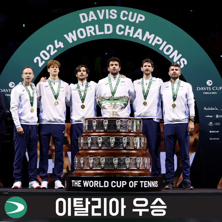 <b>데이비스 컵</b> 파이널 <b>이탈리아</b> 우승