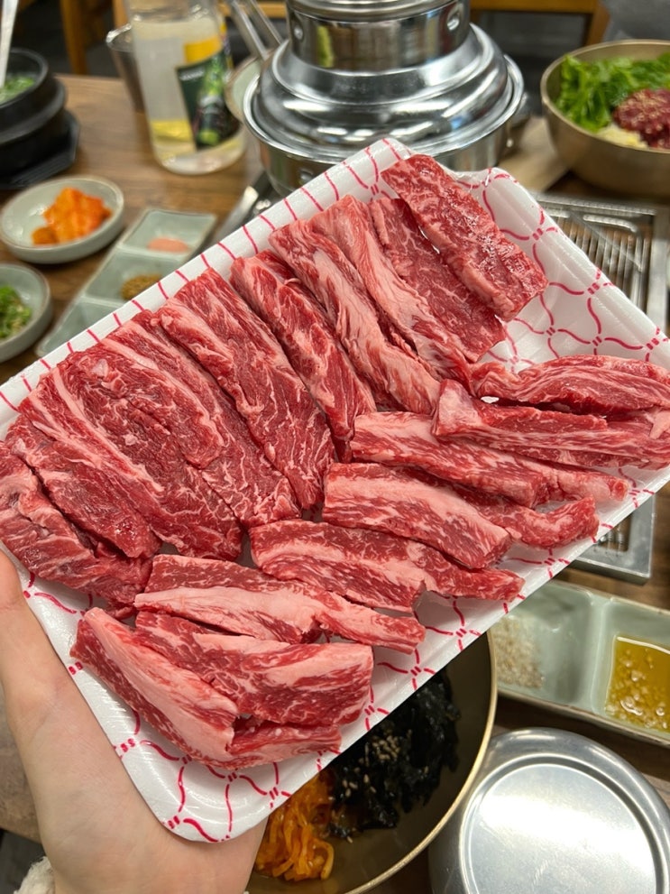  광주 상무지구 소고기 찐 맛집 점심 식사도 가능한 한우일번지 규이치 상무점
