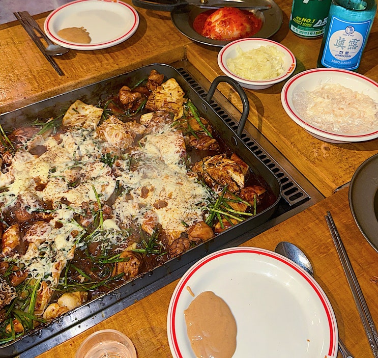  잠실 송리단길 맛집 몽촌닭갈비 한방닭갈비 내돈내산 주말 웨이팅 후기