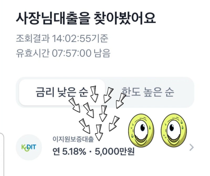토스뱅크 사장님대출 조회결과 후기 (feat.이지원보증대출가능)