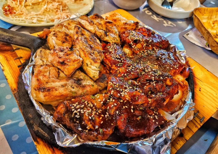  오리역 노포 호프집 숯불치킨이 맛있는 금강숯불바베큐치킨