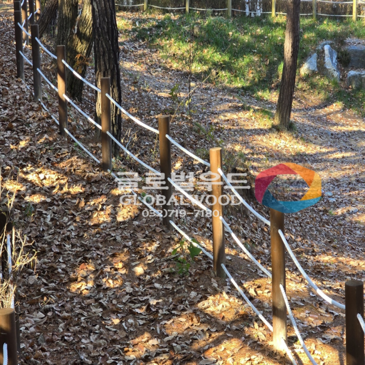  [글로벌우드][제품출고]_원형 로프 울타리