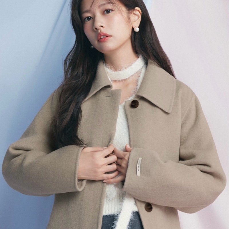 정소민 로엠 코트 여자 겨울 롱코트