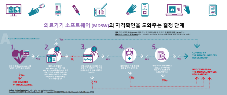  MDSW(의료기기 소프트웨어)의 자격 및 분류 (1)