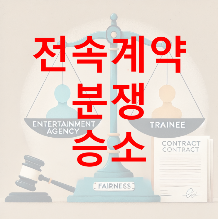  [성공사례] 아이돌과 소속사 간 전속계약 분쟁 승소