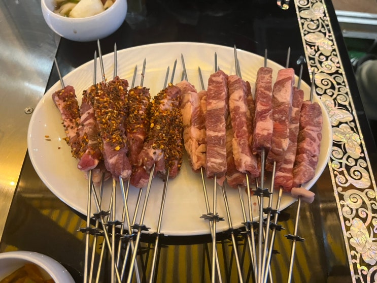  분당 정자 양꼬치 심양 정자점, 양등심꼬치 꿔바로우 완전 존맛이에요!
