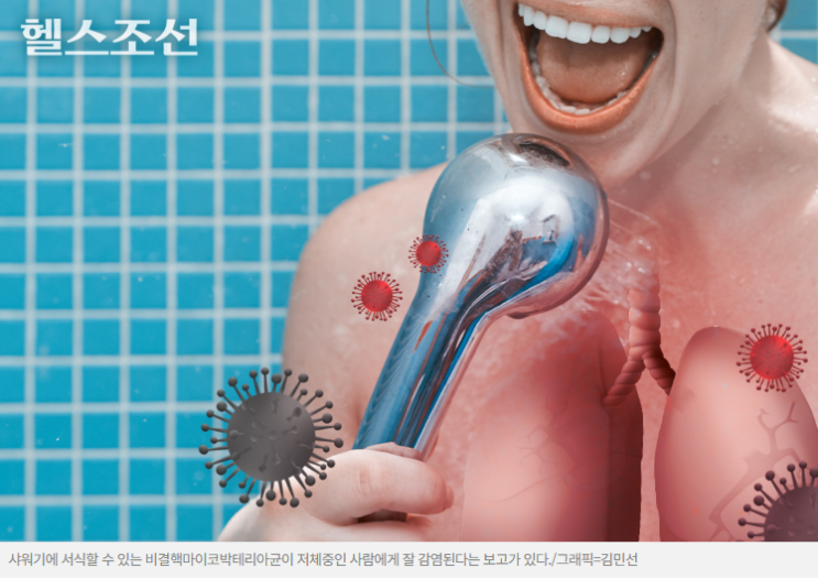 샤워기 물로 입 헹구다가 폐질환? 마른 사람, 면역 약한 사람은 특히 조심! ️ 샤워기 물로 입 헹구다가 폐질환? 마른 사람, 면역 약한 사람은 특히 조심! ️