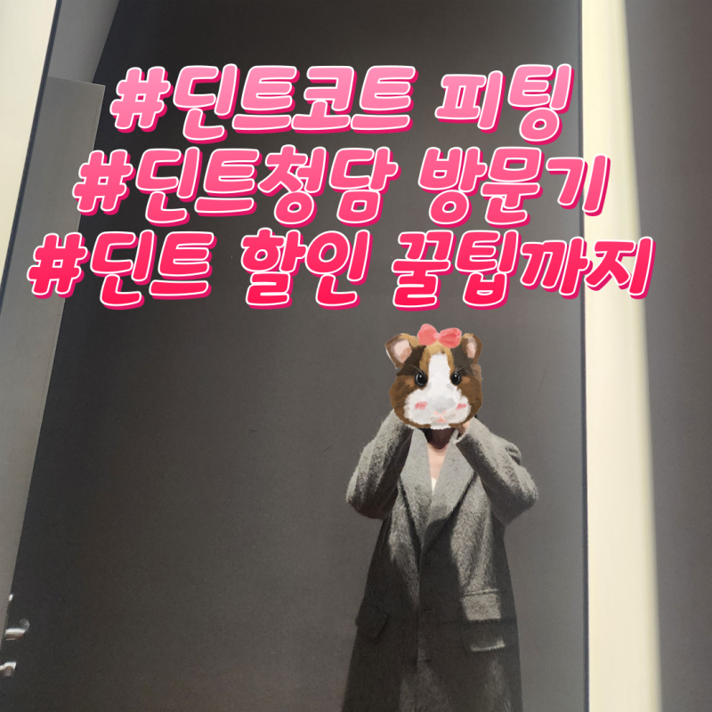 [딘트청담 방문기]딘트 오프라인가서 MADE BY DINT 피팅, 딘트 자체제작 피팅, 딘트