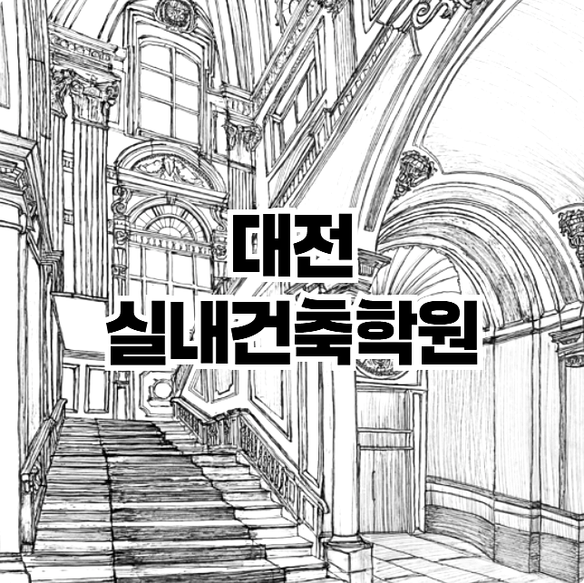 대전실내건축학원 ;; 실내건축자격증부터 인테리어포트폴리오까지! (캐드 맥스 스케치업 Revit BIM)
