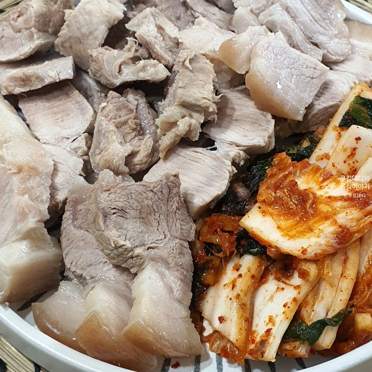  성시경 막걸리 수육 레시피 보쌈 만들기 먹을 텐데 김장철 안주 만드는 법