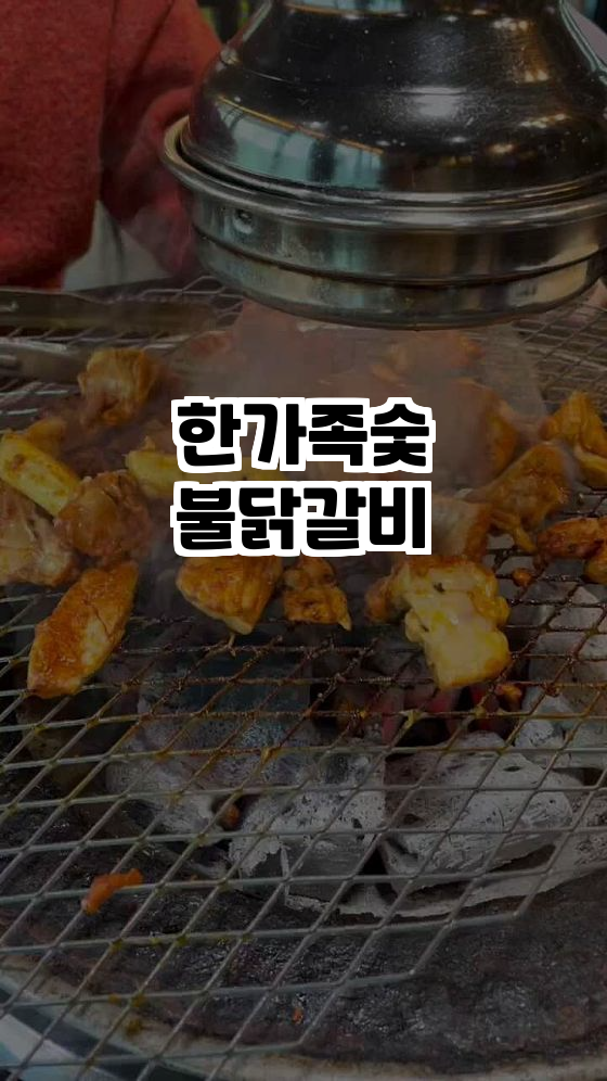  춘천 최고의 닭갈비 맛집, 한가족 숯불닭갈비에 가보자! 
