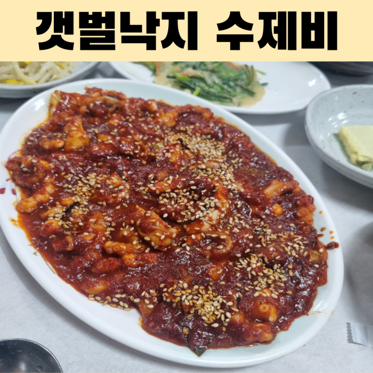  소호동 맛집 여수 갯벌낙지 수제비 한그릇으로 따뜻하게