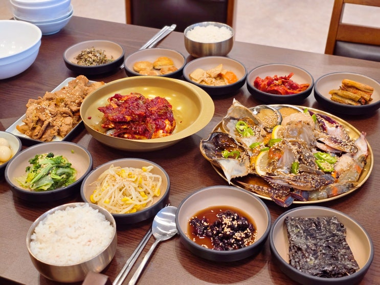  여수 간장게장 맛집 여수 게장 무한리필 푸짐한 아침식사