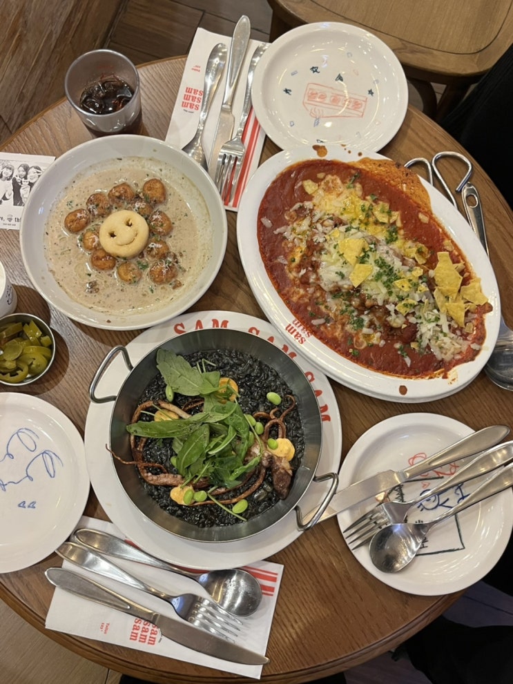  잠실 롯데타워 브런치 맛집 모임하기 좋은 쌤쌤쌤 평일 방문 리뷰 (웨이팅, 메뉴추천)