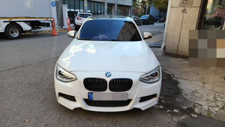  인천 BMW F20 118D 후방카메라 교체 작업