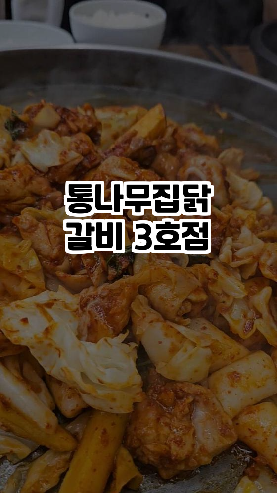  춘천에서 꼭 가봐야 할 통나무집닭갈비 3호점!