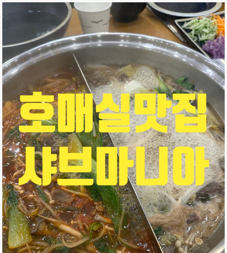  가족모임하기 좋은 월남쌈 샐러드바 | 샤브마니아