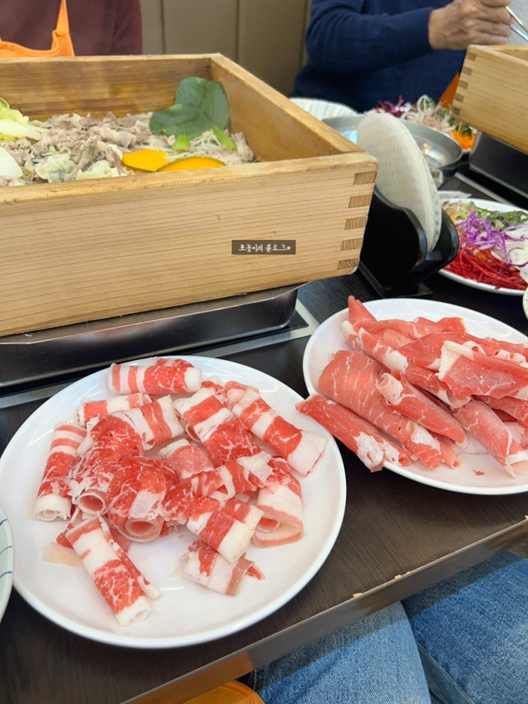  수유맛집 편편집 편백찜 월남쌈 샤브샤브고기무한리필